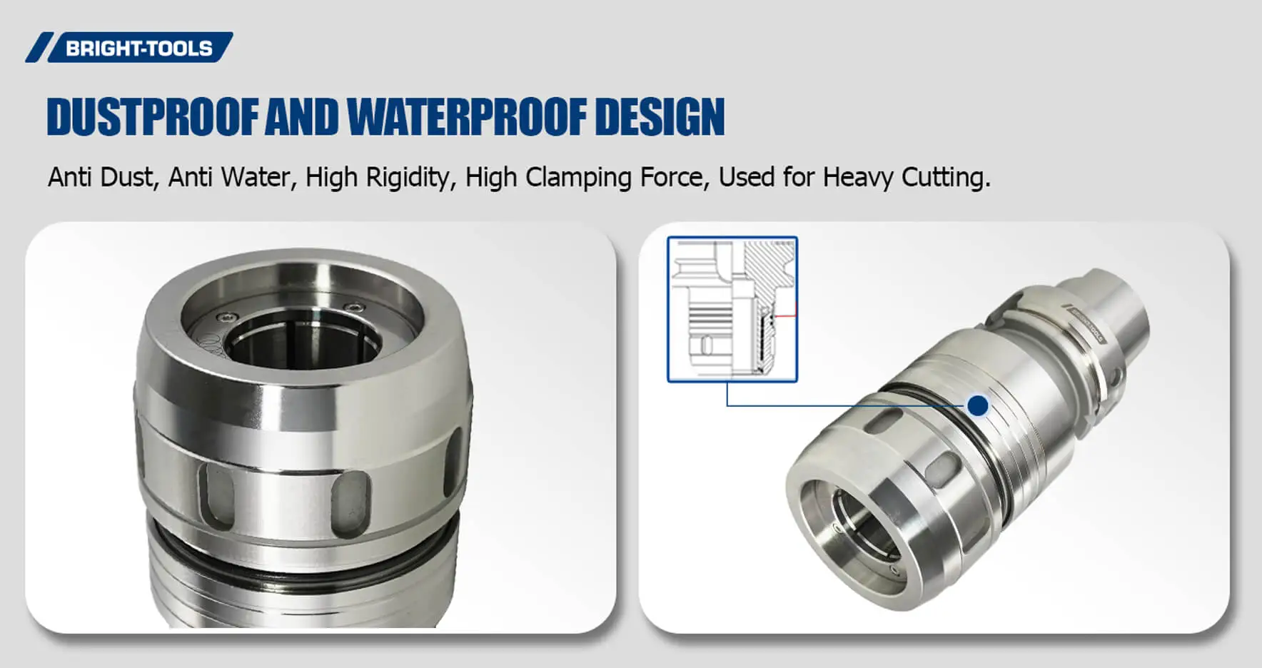 Thiết kế chống bụi và chống thấm nước của các nhà sản xuất giá đỡ dụng cụ HSK