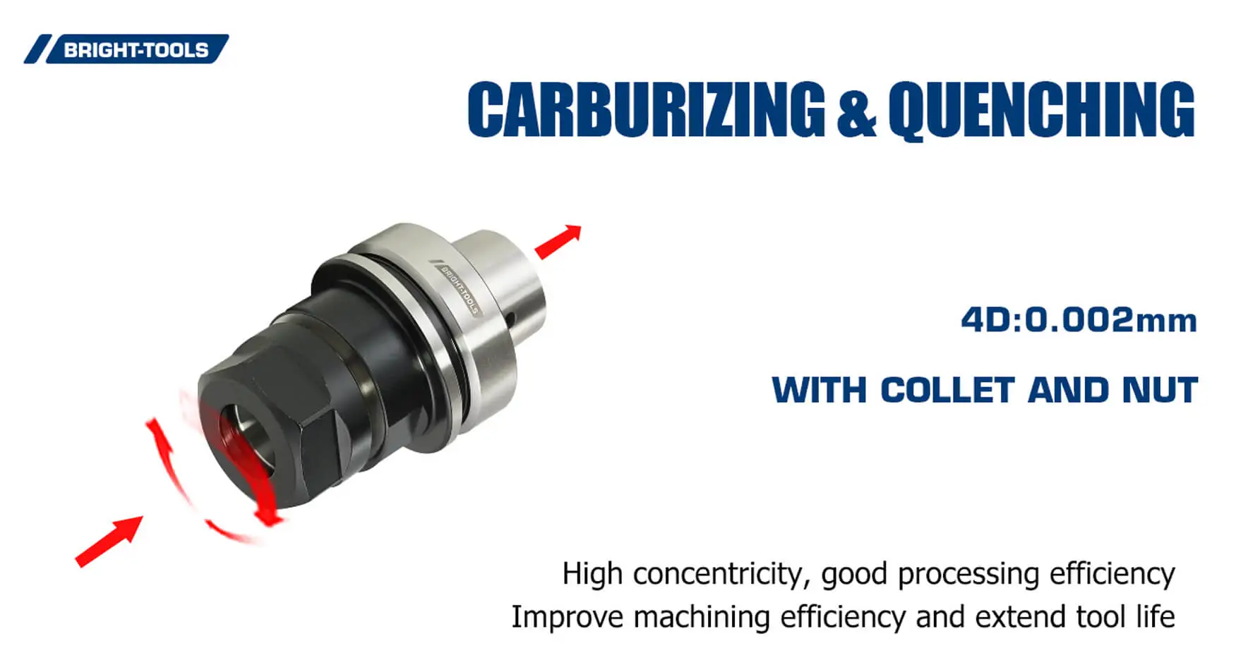 Carburizing & dập tắt giá đỡ dụng cụ CNC