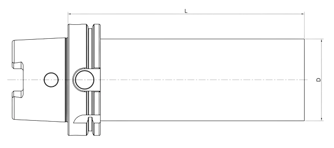 Đặc điểm kỹ thuật của thanh khoan DIN 69893 trống