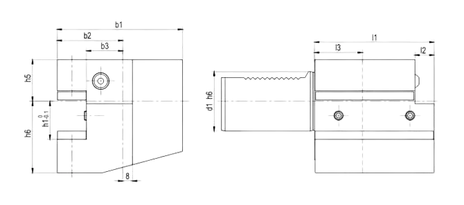 Đặc điểm kỹ thuật của trục giữ Mẫu C2 trái
