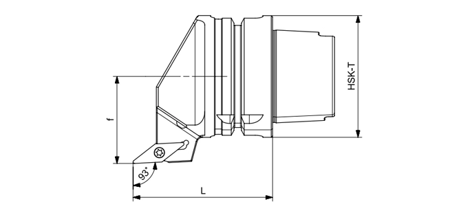 Đặc điểm kỹ thuật của công cụ tiện HSK-T svjbr | svjbl | svjcr | svjcl 93 °/35 °