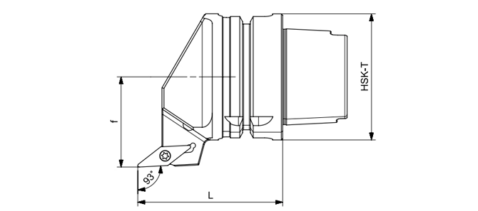 Đặc điểm kỹ thuật của công cụ tiện HSK-T svubr | svubl | svucr | svucl 93 °/35 °