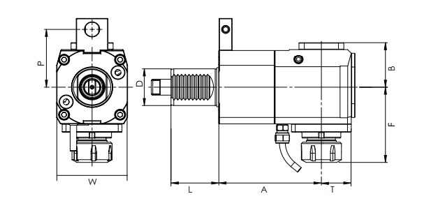 Đặc điểm kỹ thuật của đầu hướng tâm VDI, DIN 1809