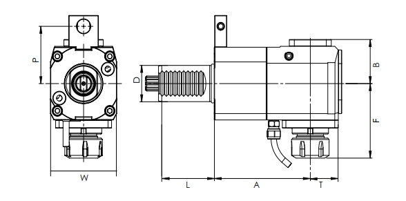 Đặc điểm kỹ thuật của đầu hướng tâm VDI, DIN 5482