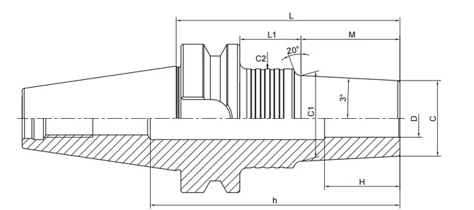 THÔNG SỐ KỸ THUẬT CỦA ĐẦU NỐI CO NHIỆT BT 3° DẠNG MỎNG A