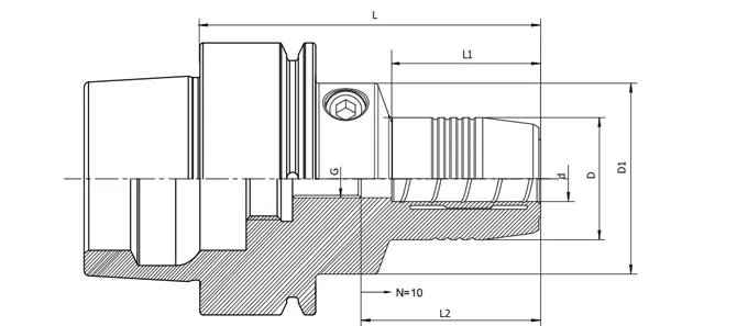 THÔNG SỐ KỸ THUẬT TIÊU CHUẨN CỦA MÂM CẶP THỦY LỰC HSK-E