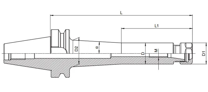 THÔNG SỐ KỸ THUẬT CỦA MÂM CẶP ER CÓ ĐAI ỐC MINI