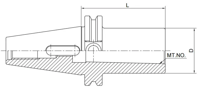 THÔNG SỐ KỸ THUẬT CỦA BỘ CHUYỂN ĐỔI CÔN MORSE ANSI B5.50 CÓ TANG