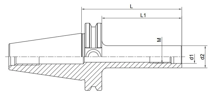 THÔNG SỐ KỸ THUẬT CỦA GIÁ ĐỠ DAO PHAY VÍT ANSI B5.50, THẲNG