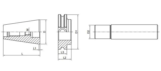 THÔNG SỐ KỸ THUẬT CỦA DỤNG CỤ CĂN CHỈNH DIN 69871 CHO CẦN ATC
