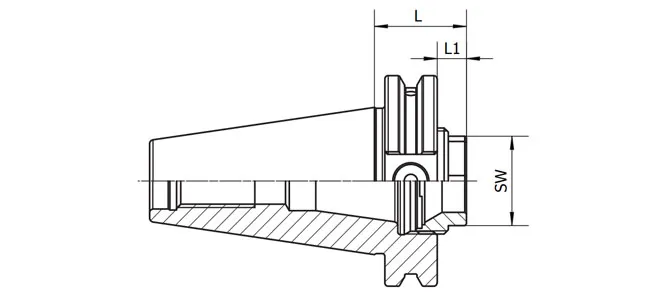 THÔNG SỐ KỸ THUẬT CỦA DIN 69871 ER COLLET XE NGẮN