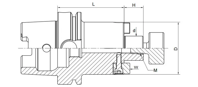 THÔNG SỐ KỸ THUẬT CỦA GIÁ ĐỠ DAO PHAY MẶT DIN 69893