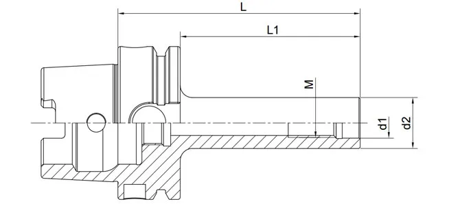 THÔNG SỐ KỸ THUẬT CỦA GIÁ ĐỠ DAO PHAY VÍT DIN 69893, THẲNG