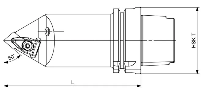 Thông số kỹ thuật của dụng cụ tiện HSK-T DCMMN 50°/80°/50°