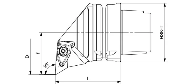 THÔNG SỐ KỸ THUẬT DAO TIỆN HSK-T DDUNR | DDUNL 93°/55°