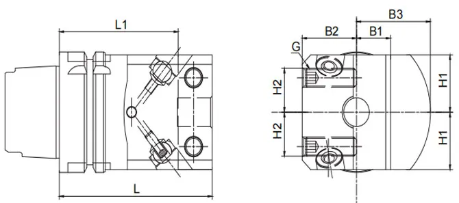 THÔNG SỐ KỸ THUẬT DỤNG CỤ TIỆN HSK･T SBH DÙNG CHO GIA CÔNG NGOÀI VÀ GIA CÔNG MẶT PHẲNG
