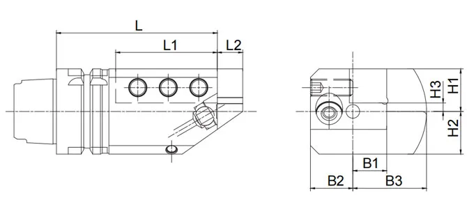 THÔNG SỐ KỸ THUẬT DỤNG CỤ TIỆN HSK･T SBV DÙNG CHO GIA CÔNG NGOÀI VÀ CẮT.