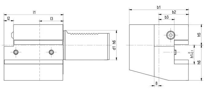 THÔNG SỐ KỸ THUẬT CỦA GIÁ ĐỠ TRỤC DẠNG C1 BÊN PHẢI