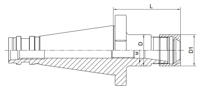 THÔNG SỐ KỸ THUẬT CỦA MÂM CẶP DIN2080 ER CÓ ĐAI ỐC MINI