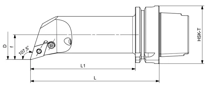 THÔNG SỐ KỸ THUẬT DAO TIỆN HSK-T PDQNR | PDQNL 107,5°/55°, DÀI