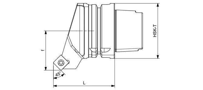 THÔNG SỐ KỸ THUẬT DAO TIỆN HSK-T SSSCR | SSSCL 45°/90°