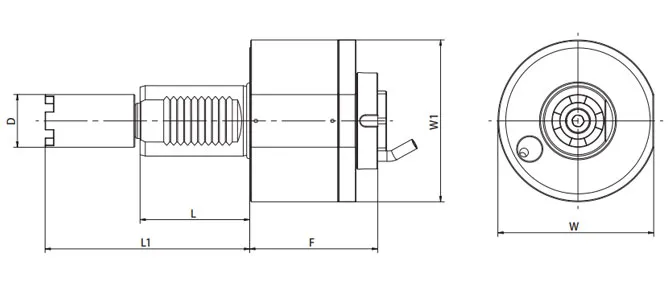 THÔNG SỐ KỸ THUẬT ĐẦU DẪN ĐỘNG TRỤC VDI, HAAS BƯỚC