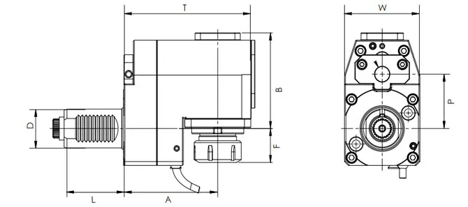 THÔNG SỐ KỸ THUẬT ĐẦU DẪN ĐỘNG HƯỚNG TÂM VDI, LỆCH TÂM, DIN 5482