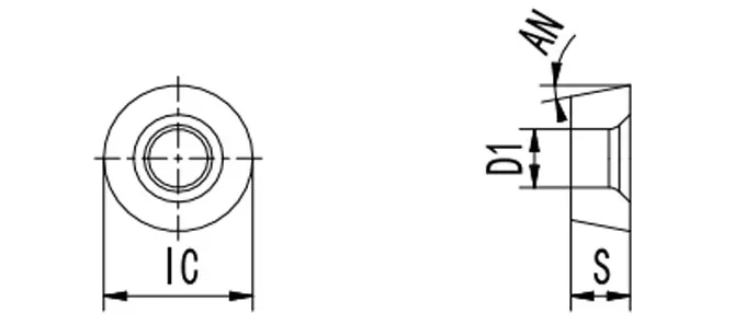 THÔNG SỐ KỸ THUẬT CỦA MIẾNG CHÈN RD